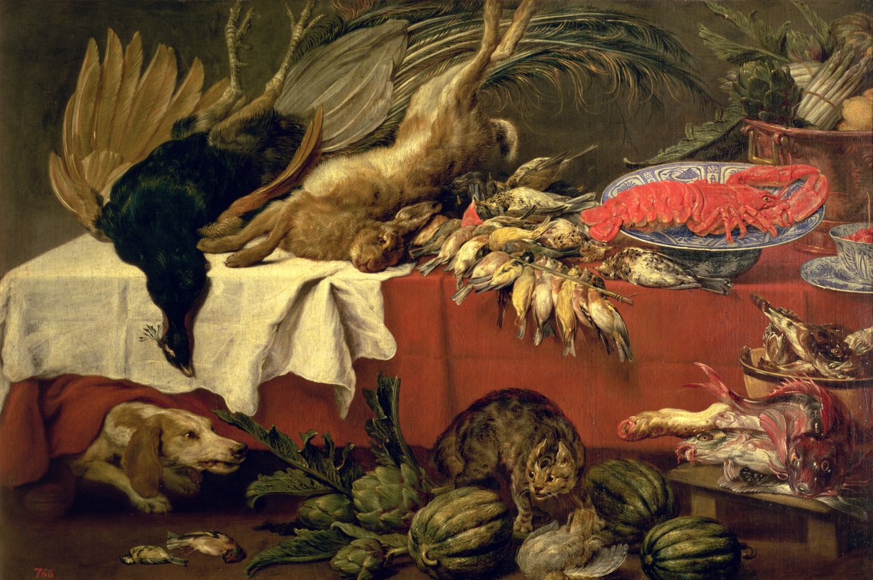 Stillleben mit Wild und Hummer, ca. 1610 von Frans Snyders or Snijders