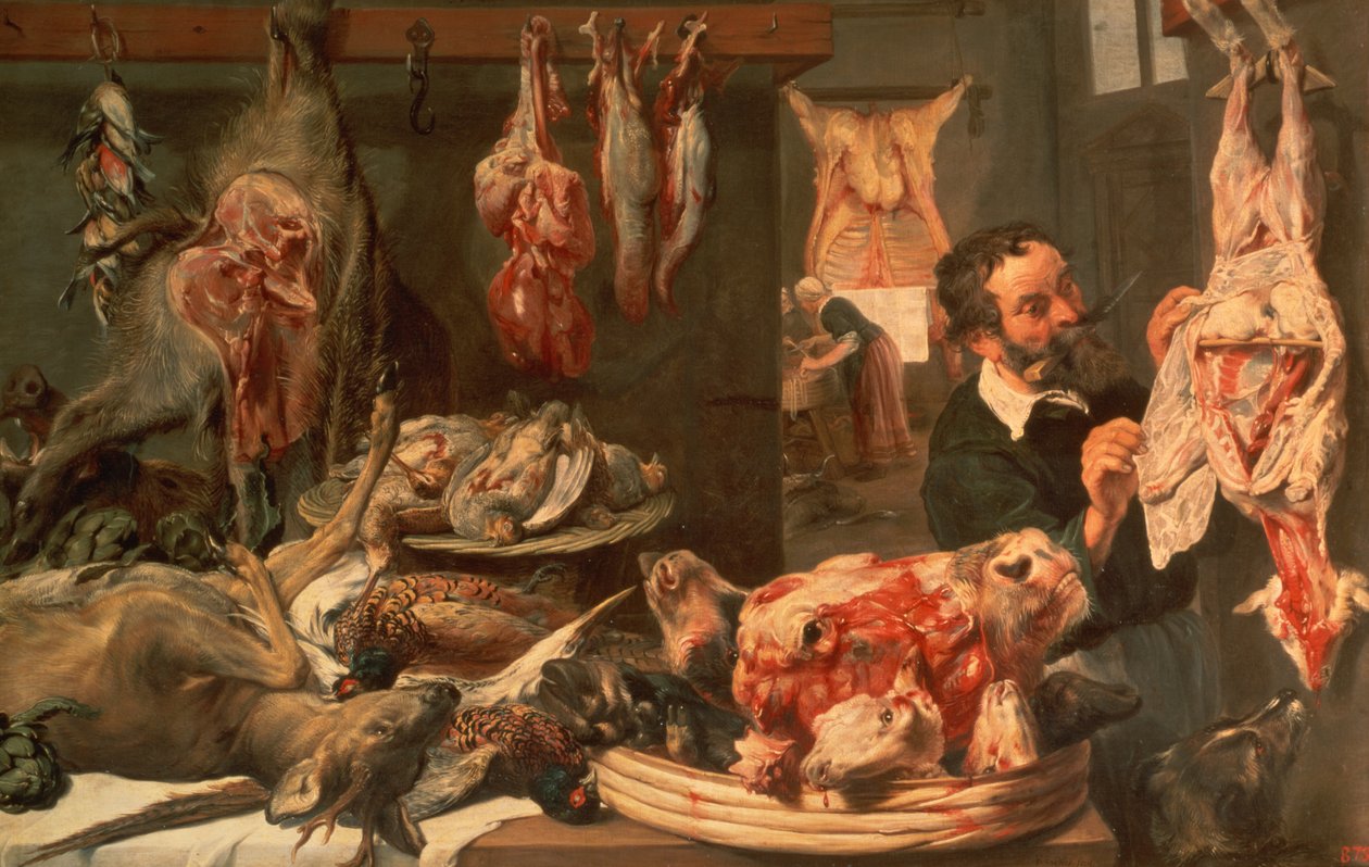 Die Metzgerei von Frans Snyders or Snijders