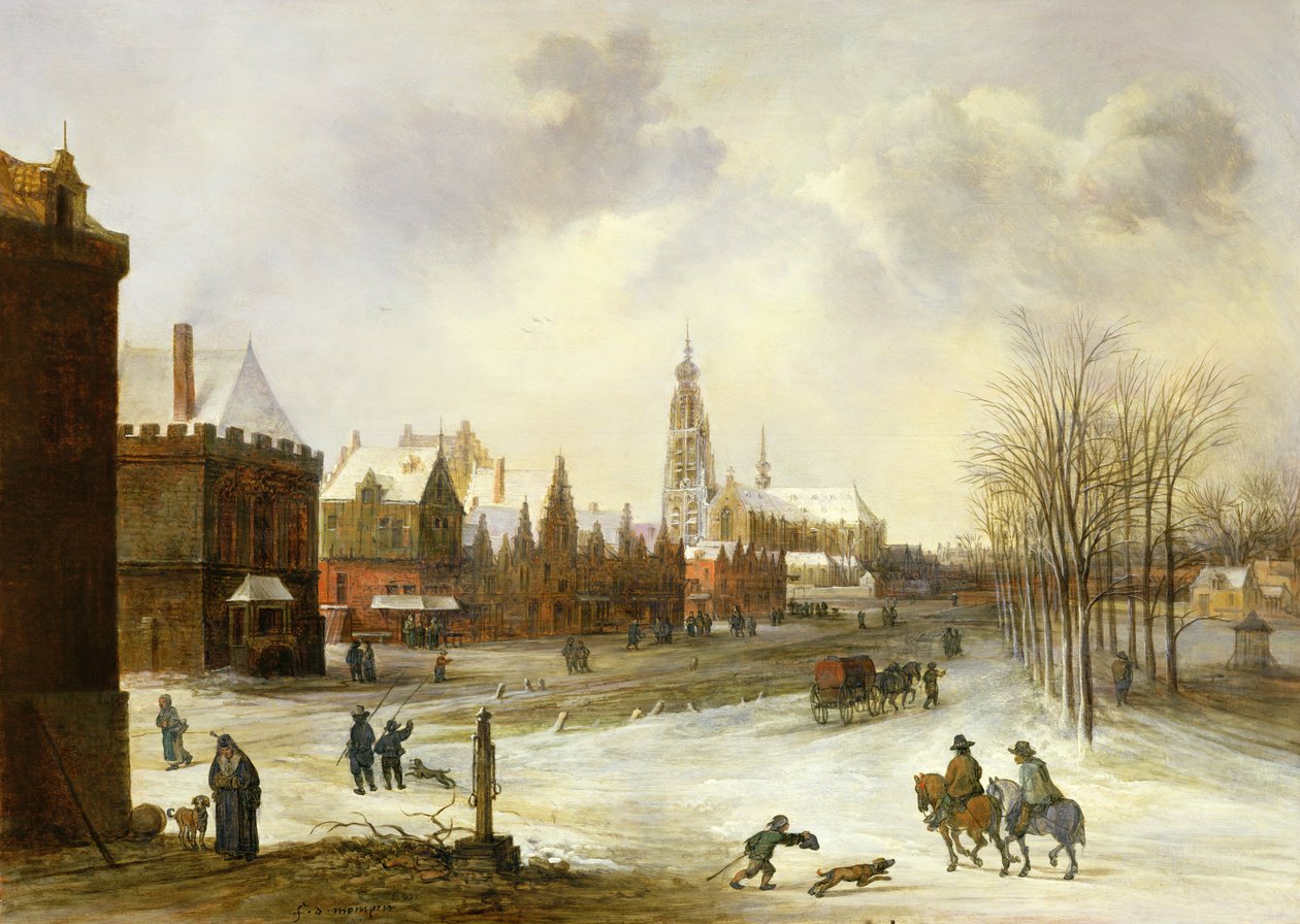 Eine Ansicht von Breda von Frans de Momper