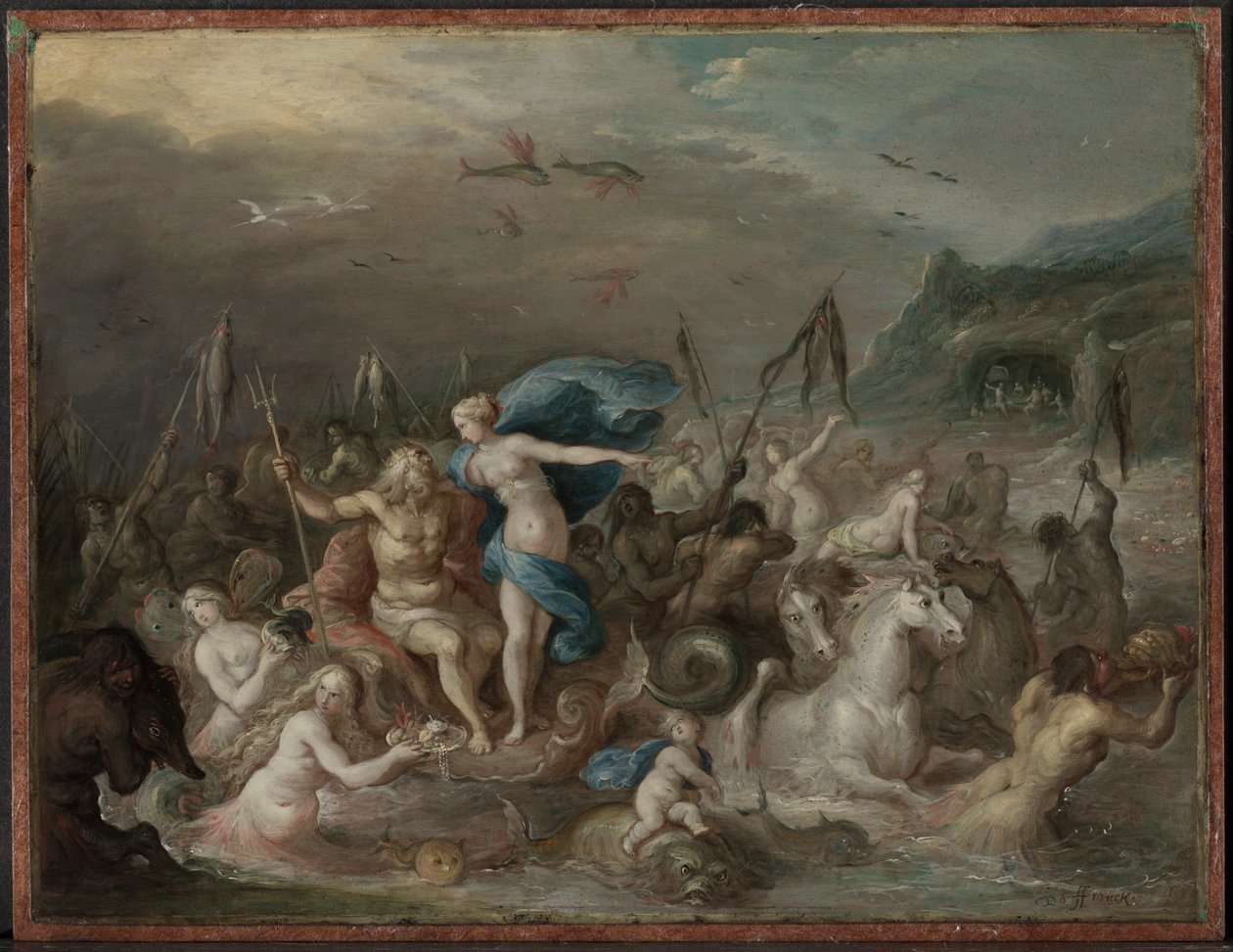 Der Triumph von Neptun und Amphitrite von Frans Francken