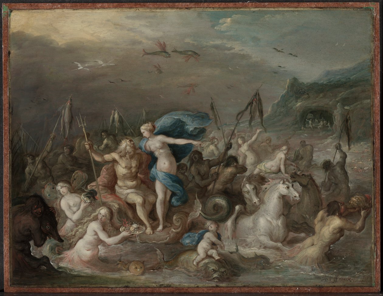 Der Triumph von Neptun und Amphitrite, 1630er Jahre von Frans Francken