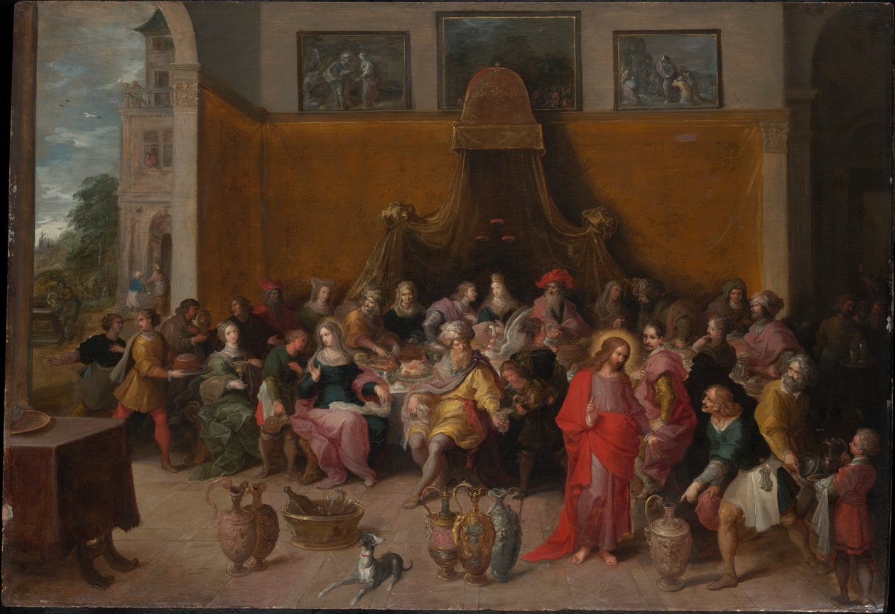 Die Hochzeit zu Kana von Frans Francken the Younger