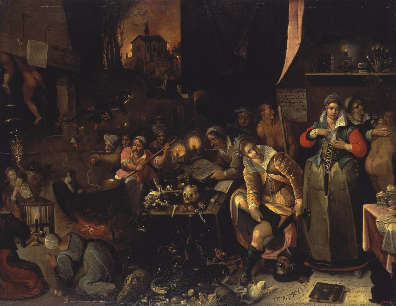 Die Hexenküche, 1606 von Frans Francken the Younger