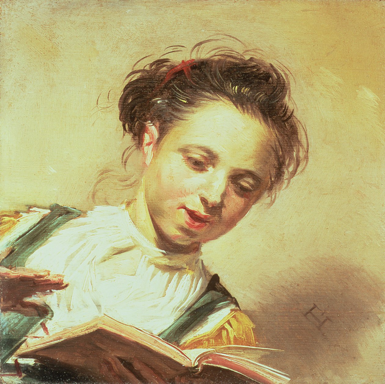 Ein Mädchen singt von Frans Hals