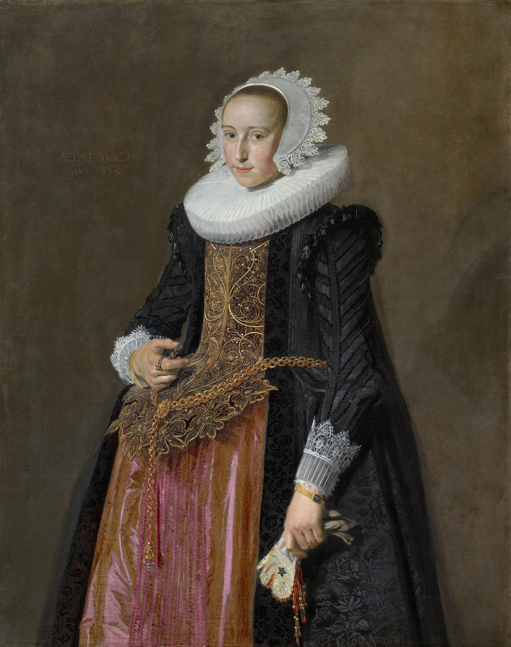 Porträt von Aletta Hanemans (1606-1653) von Frans Hals