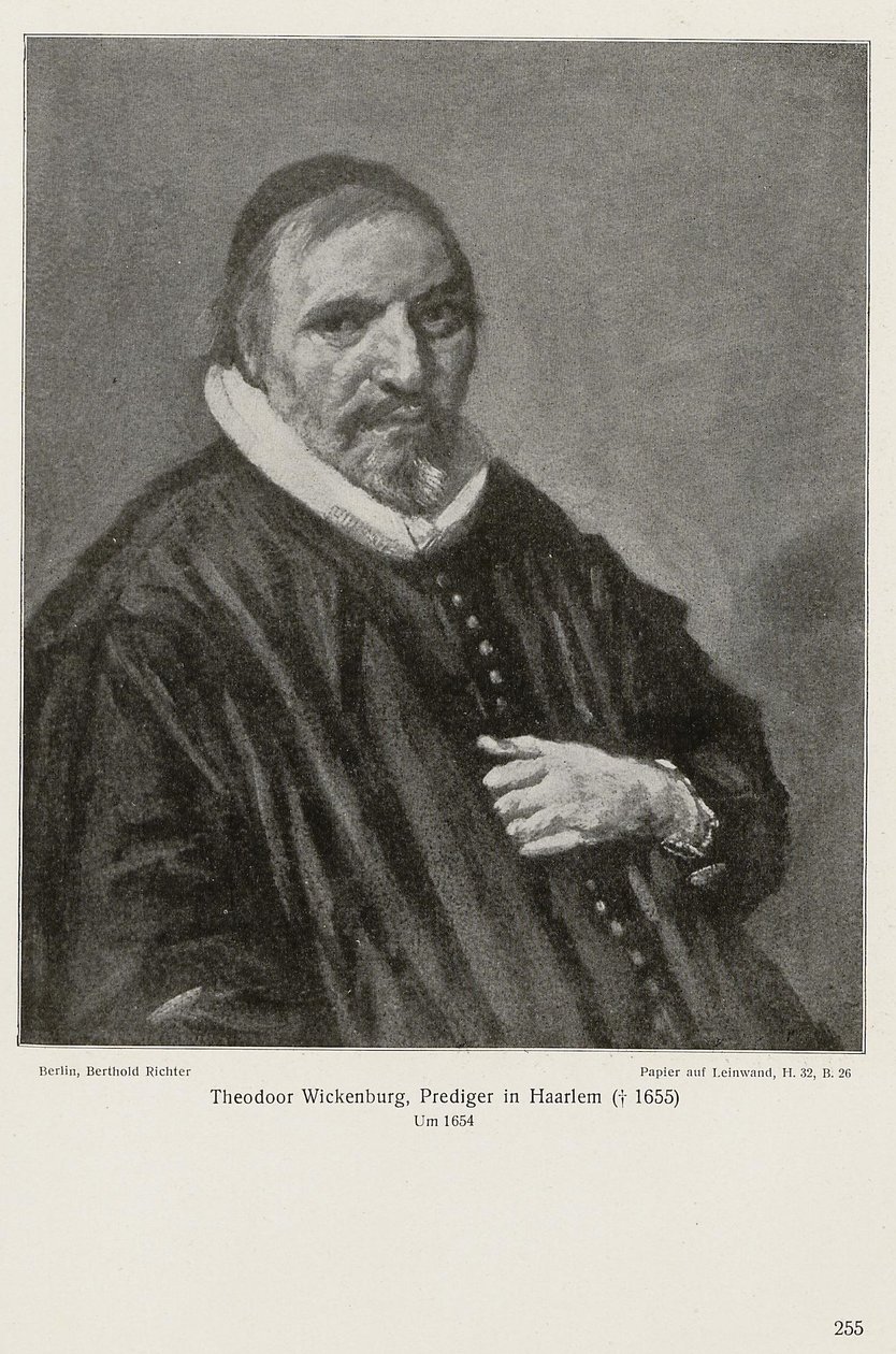 Porträt von Theodorus Wikenburg von Frans Hals