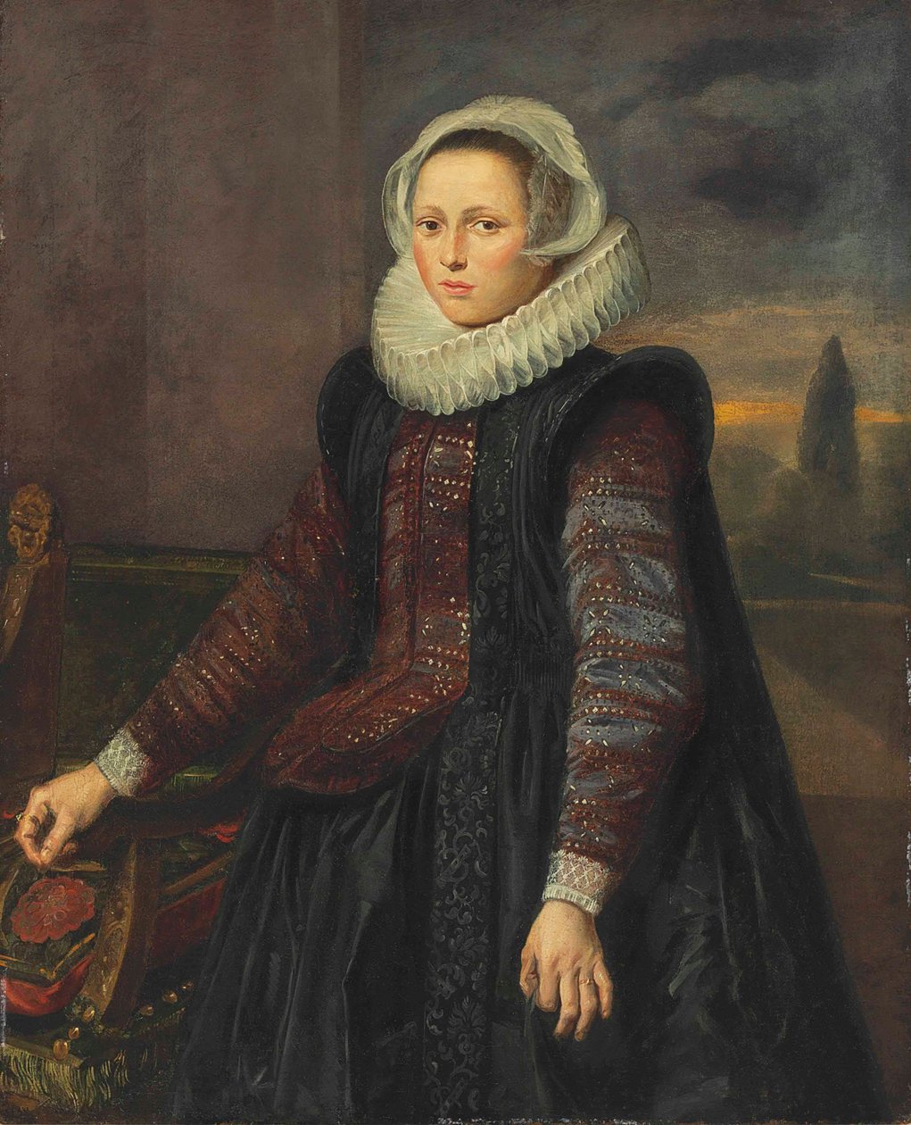 Porträt einer jungen Frau von Frans Hals