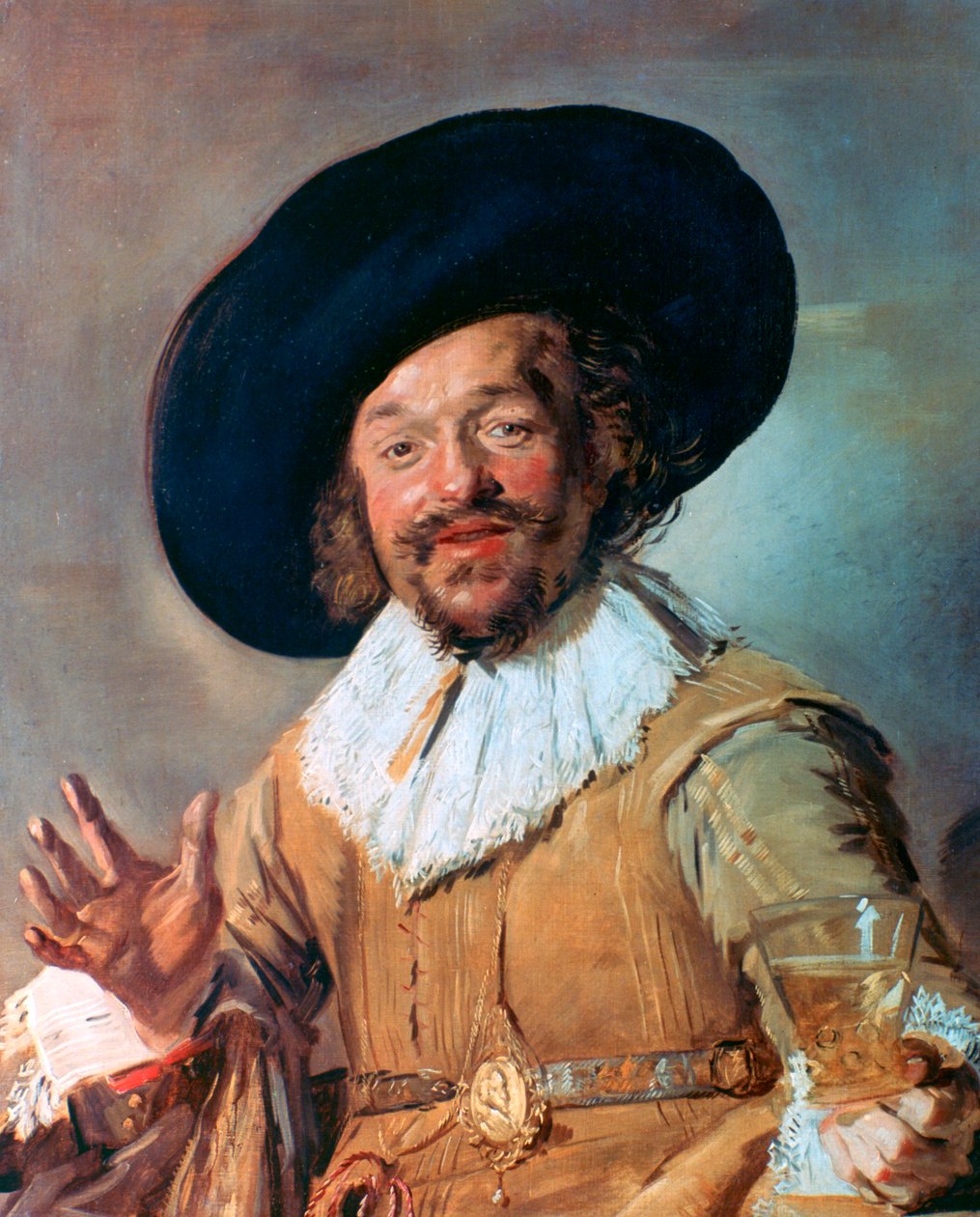Der fröhliche Trinker, 1628-1630 von Frans Hals