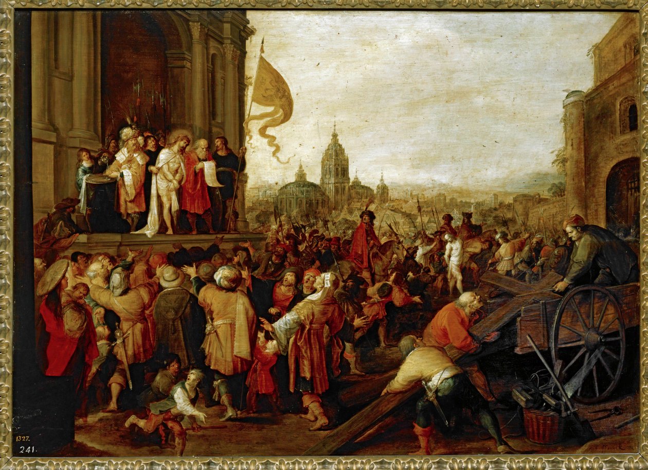 Christus von Pilatus verurteilt von Frans II the Younger Francken