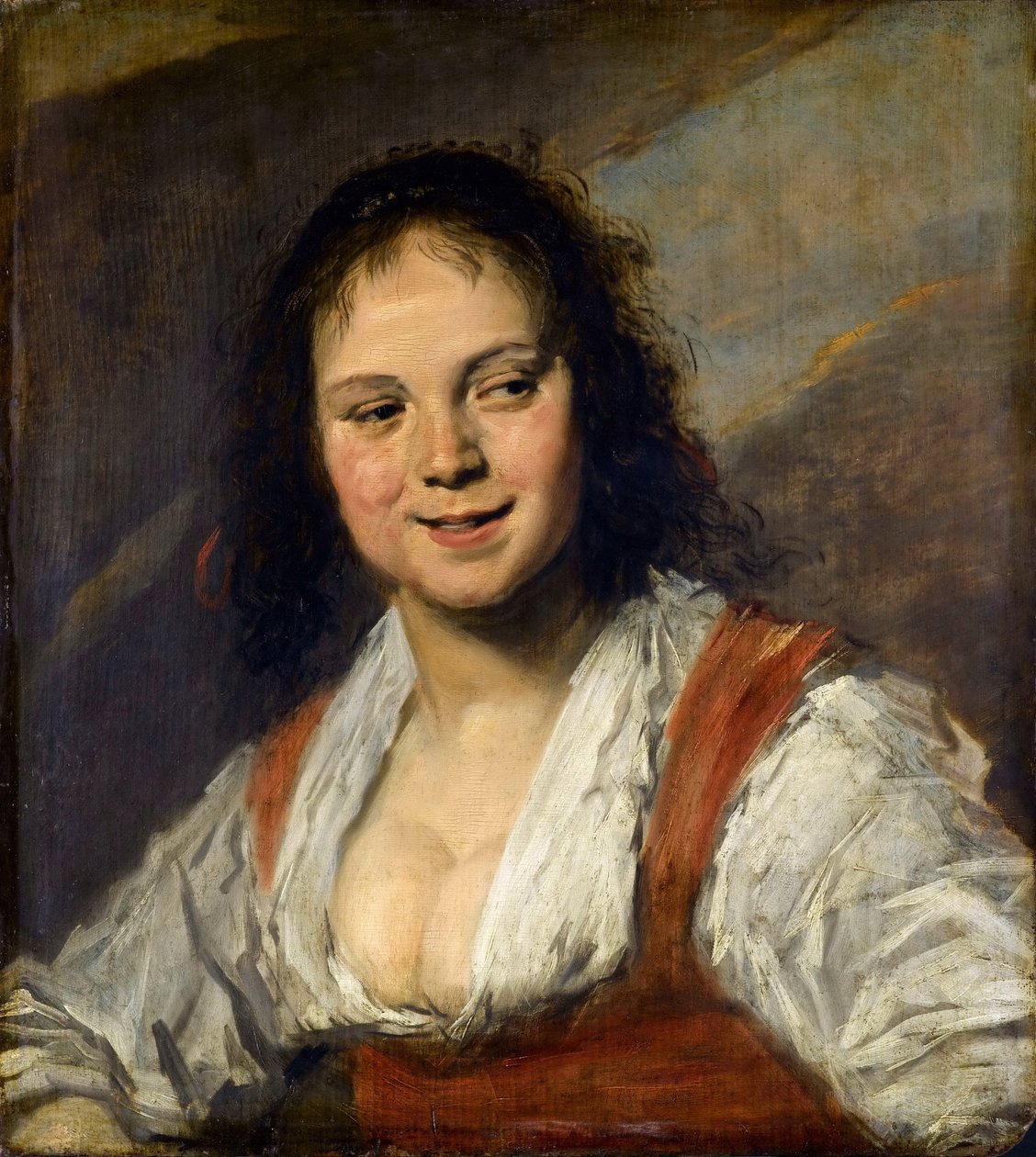 Zigeunermädchen La Bohémienne von Frans I Hals