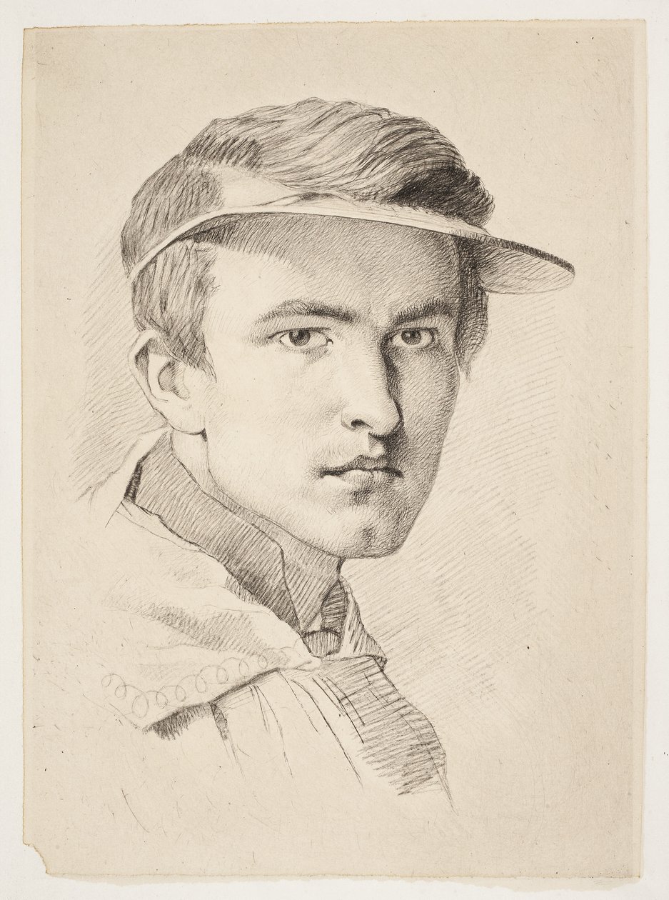 Porträt von J. Th. Lundbye von Frans Schwartz