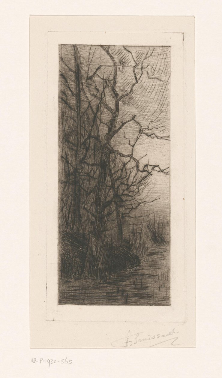 Bäume am Wasser von Frans Smissaert (signed by artist)