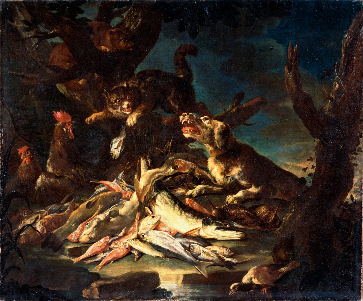 Fisch, 1620 von Frans Snyders or Snijders