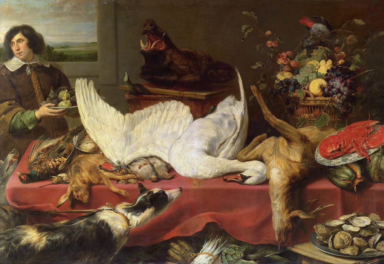 Stillleben mit einem Schwan von Frans Snyders