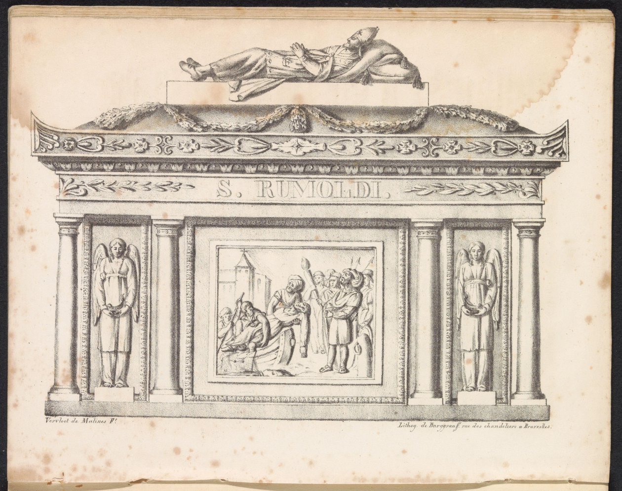 Reliquienschrein des Heiligen Rombout, 1825 von Frans Vervloet