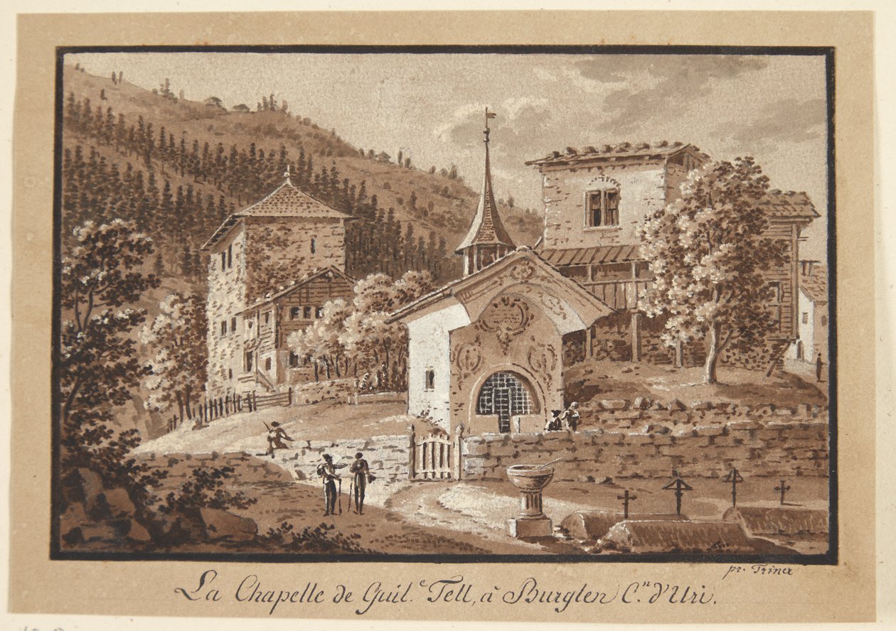 Schweizer Aussicht von Frans Xaver Triner