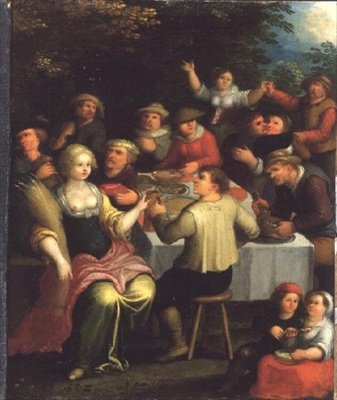 Ein Erntefest von Frans the Elder (circle of) Francken