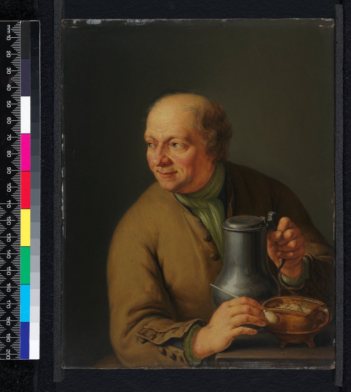 Mann mit einem Krug von Frans van Mieris