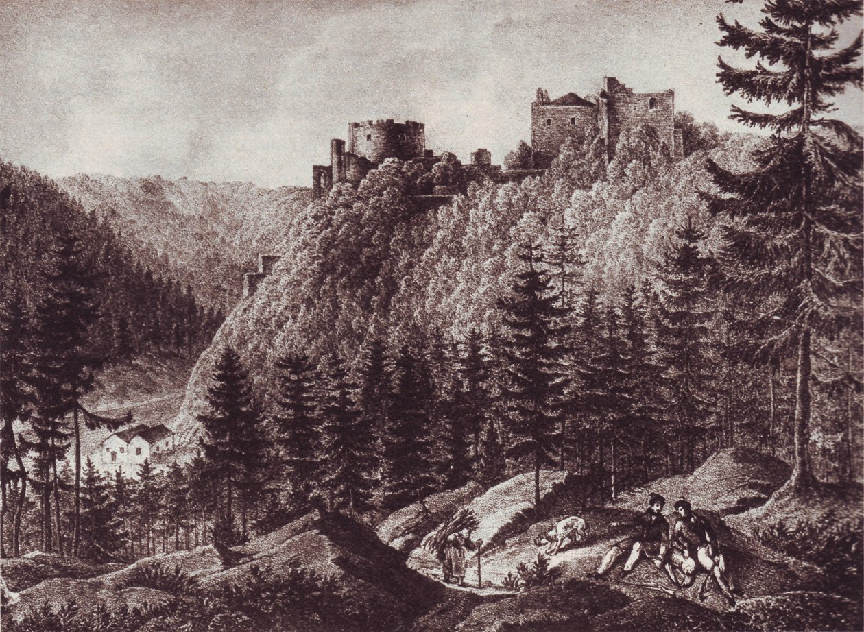 Nový hrádek u Znojma von František Alexandr Heber
