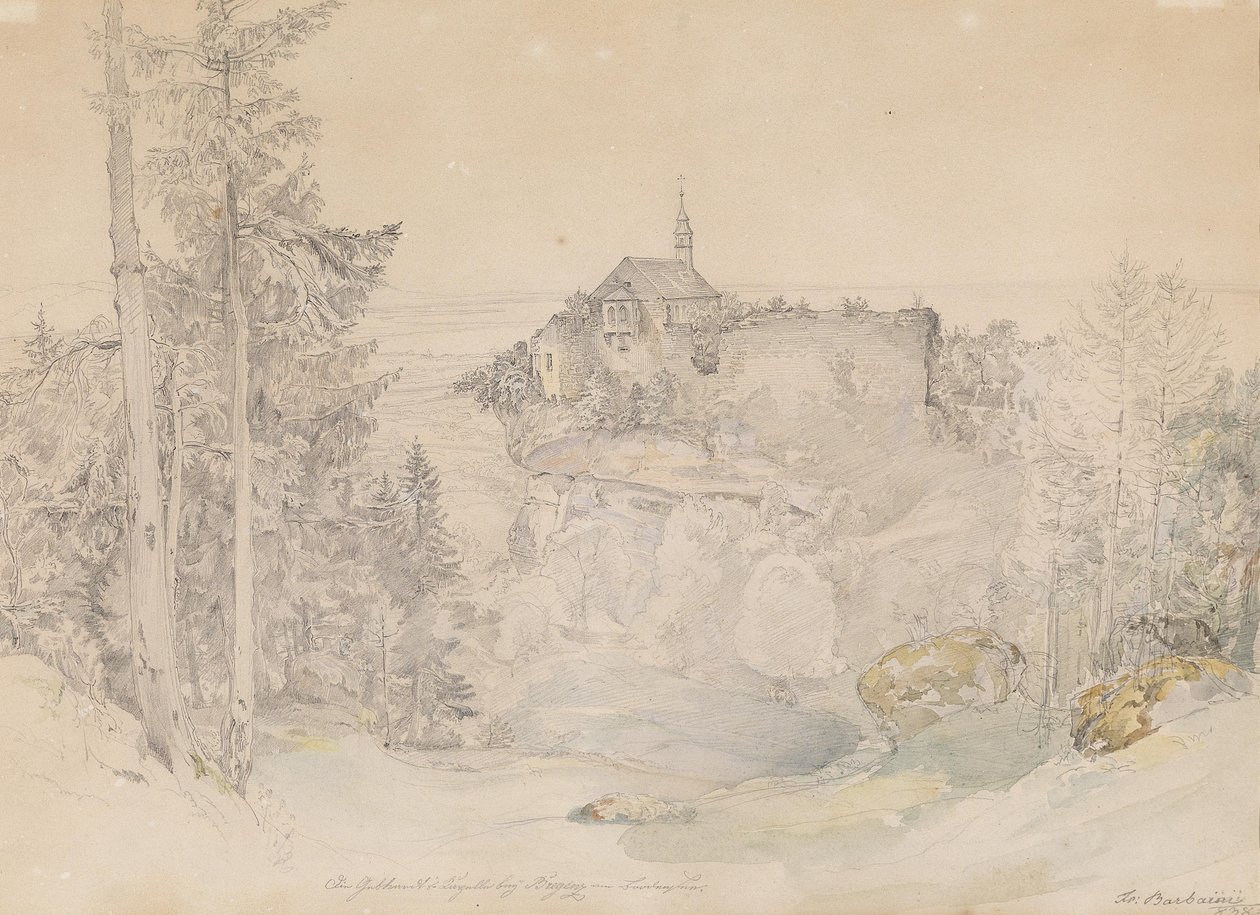 Die Gebhardtskapelle bei Bregenz von Franz Barbarini