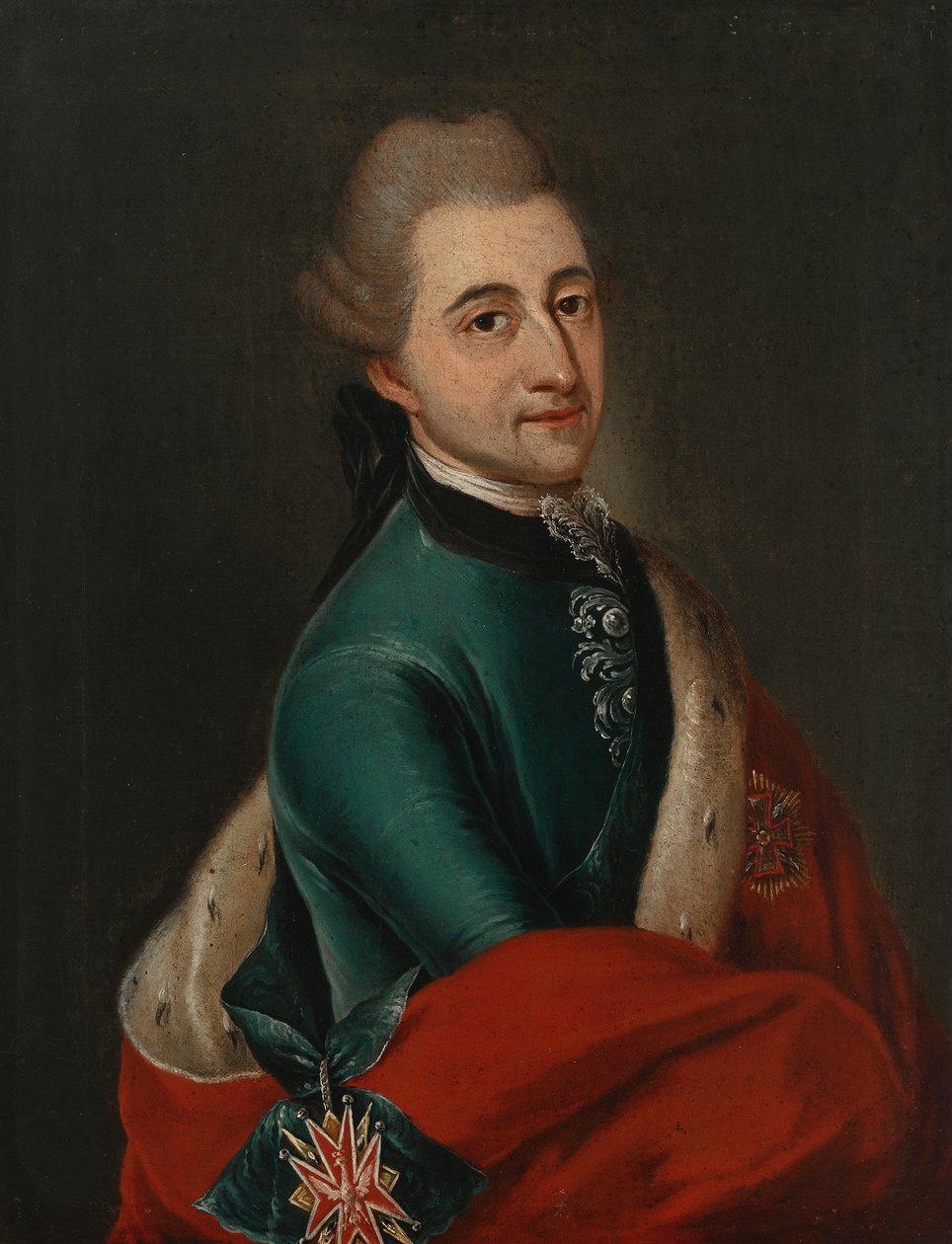 Porträt von König Stanislaus August von Franz Ignaz Molitor