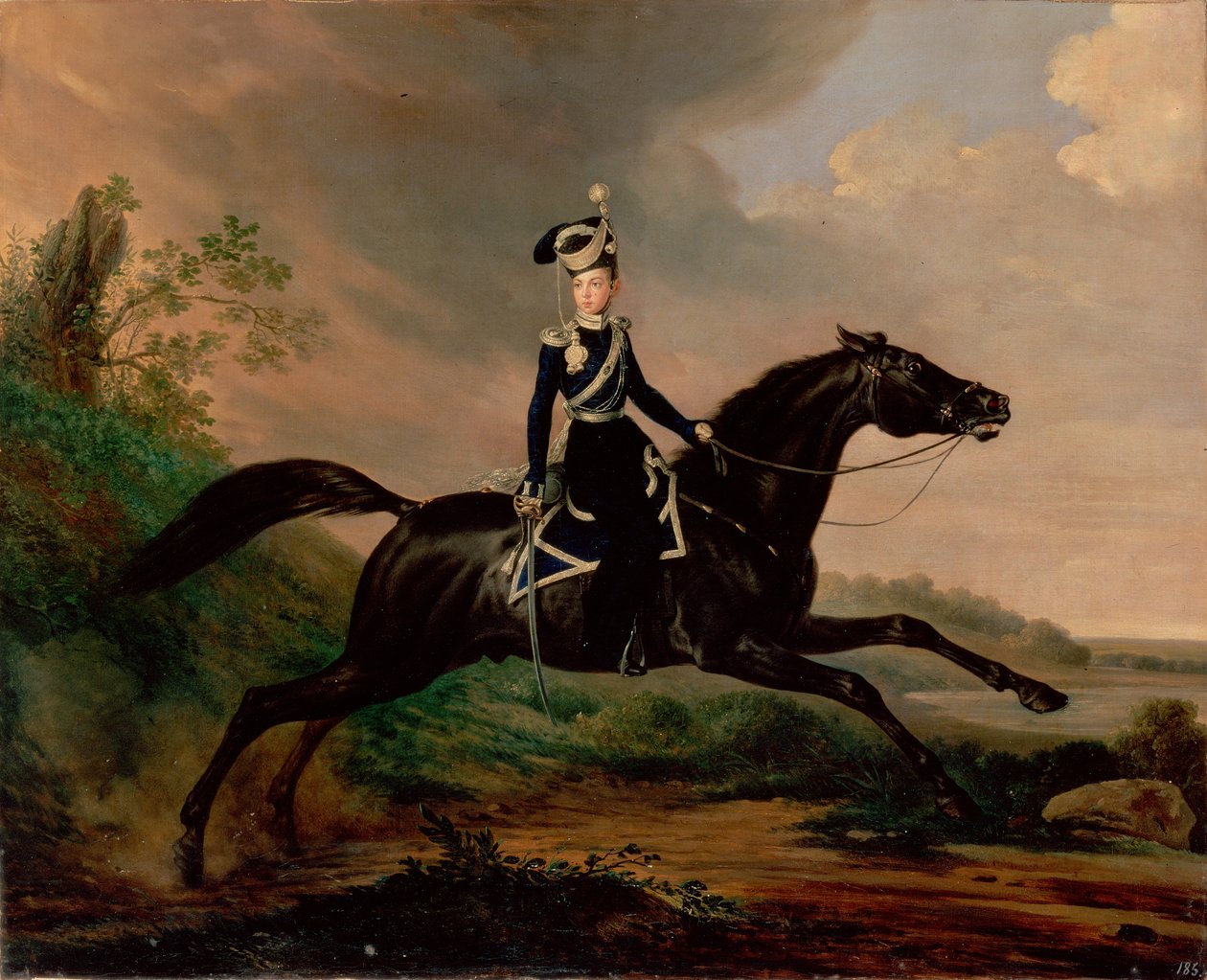 Reiterporträt des Großfürsten Alexander Nikolajewitsch von Franz Krüger
