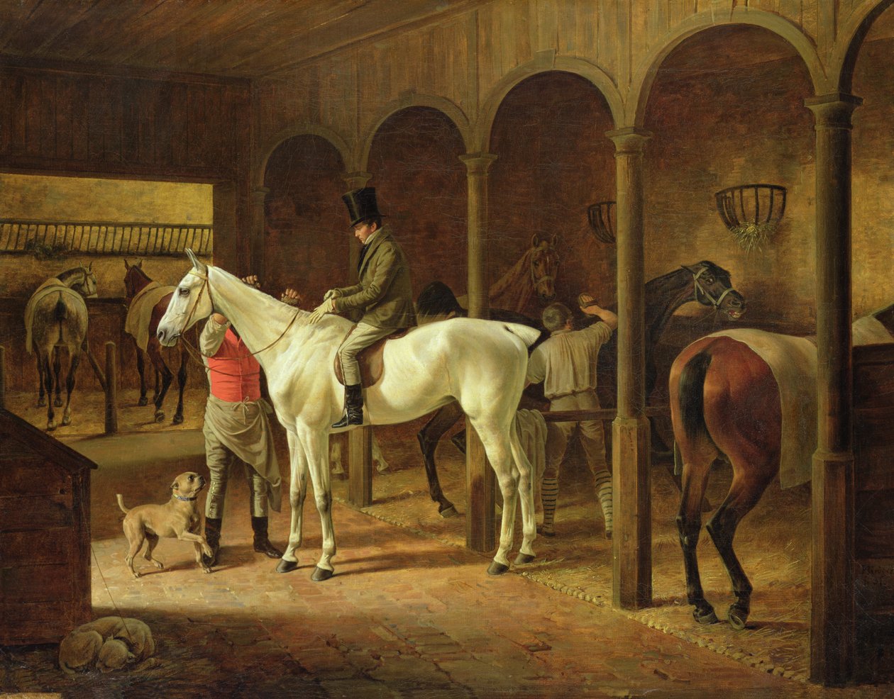 In einem Stall von Franz Krüger