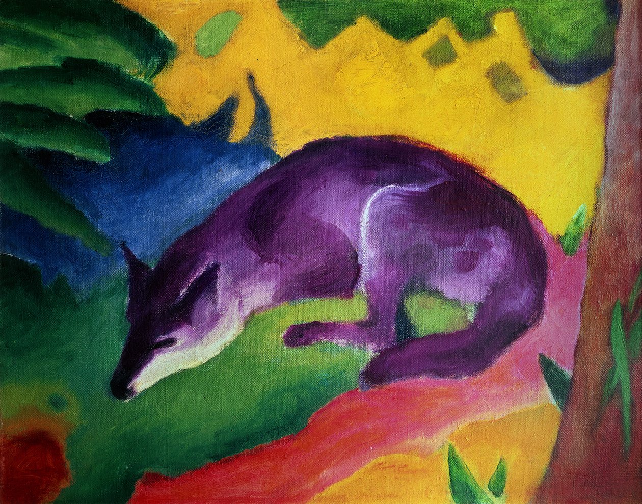 Blaufuchs, 1911 von Franz Marc