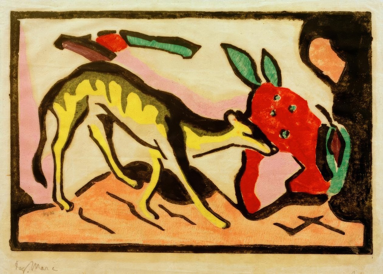 Fabeltier von Franz Marc