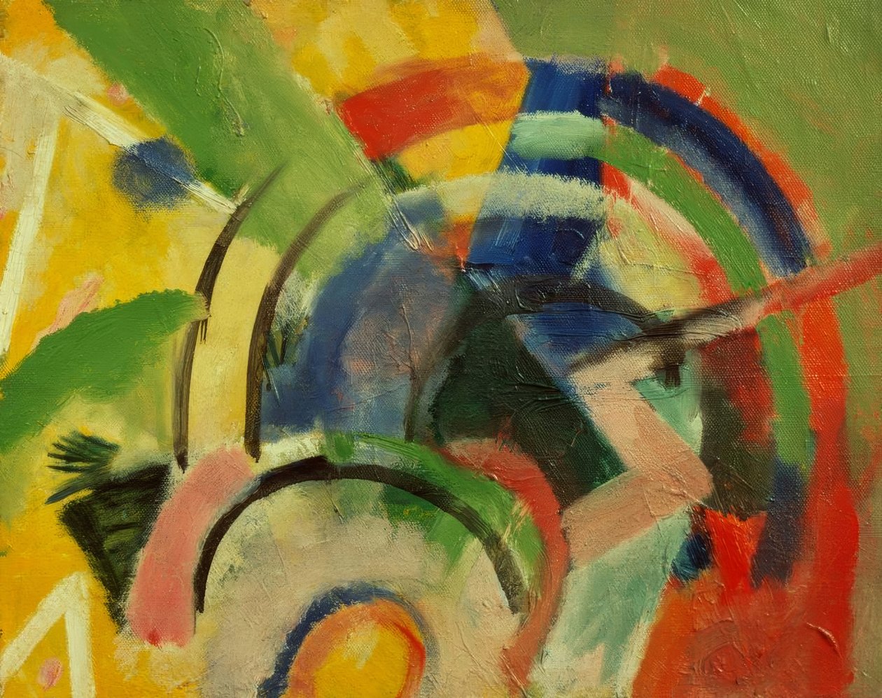Kleine Komposition IV von Franz Marc
