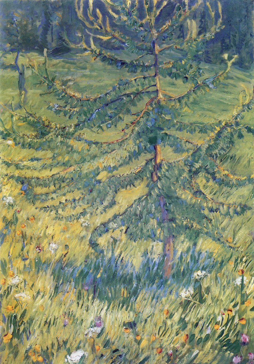 Lärchenbäumchen von Franz Marc