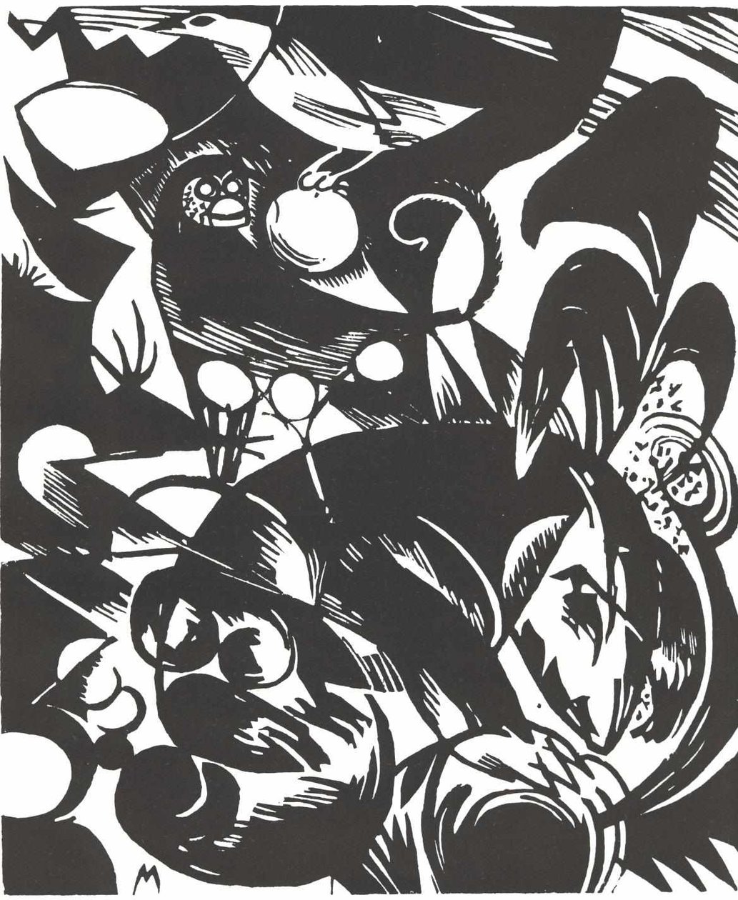 Schöpfungsgeschichte von Franz Marc