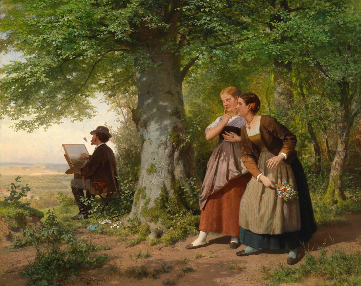 Der bewunderte Künstler von Franz Maria Ingenmey
