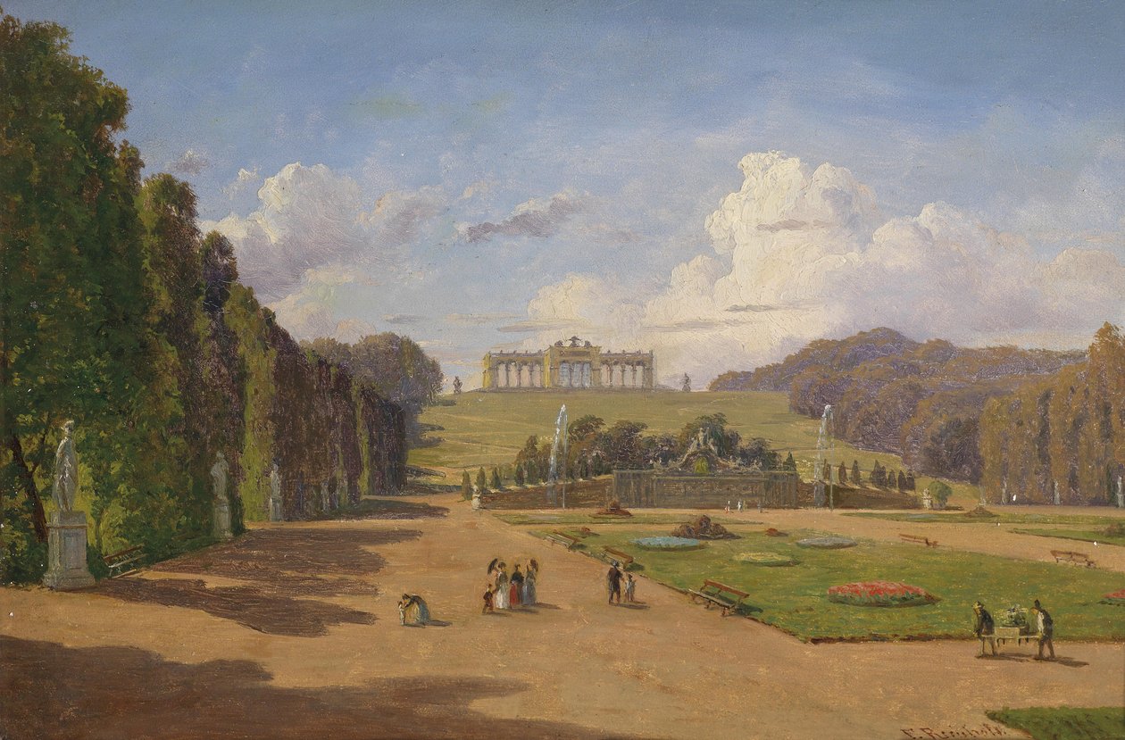 Schönbrunn, Blick auf die Gloriette von Franz Reinhold