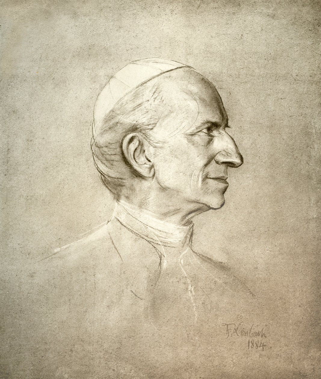 Papst Leo XIII von Franz Seraph von Lenbach
