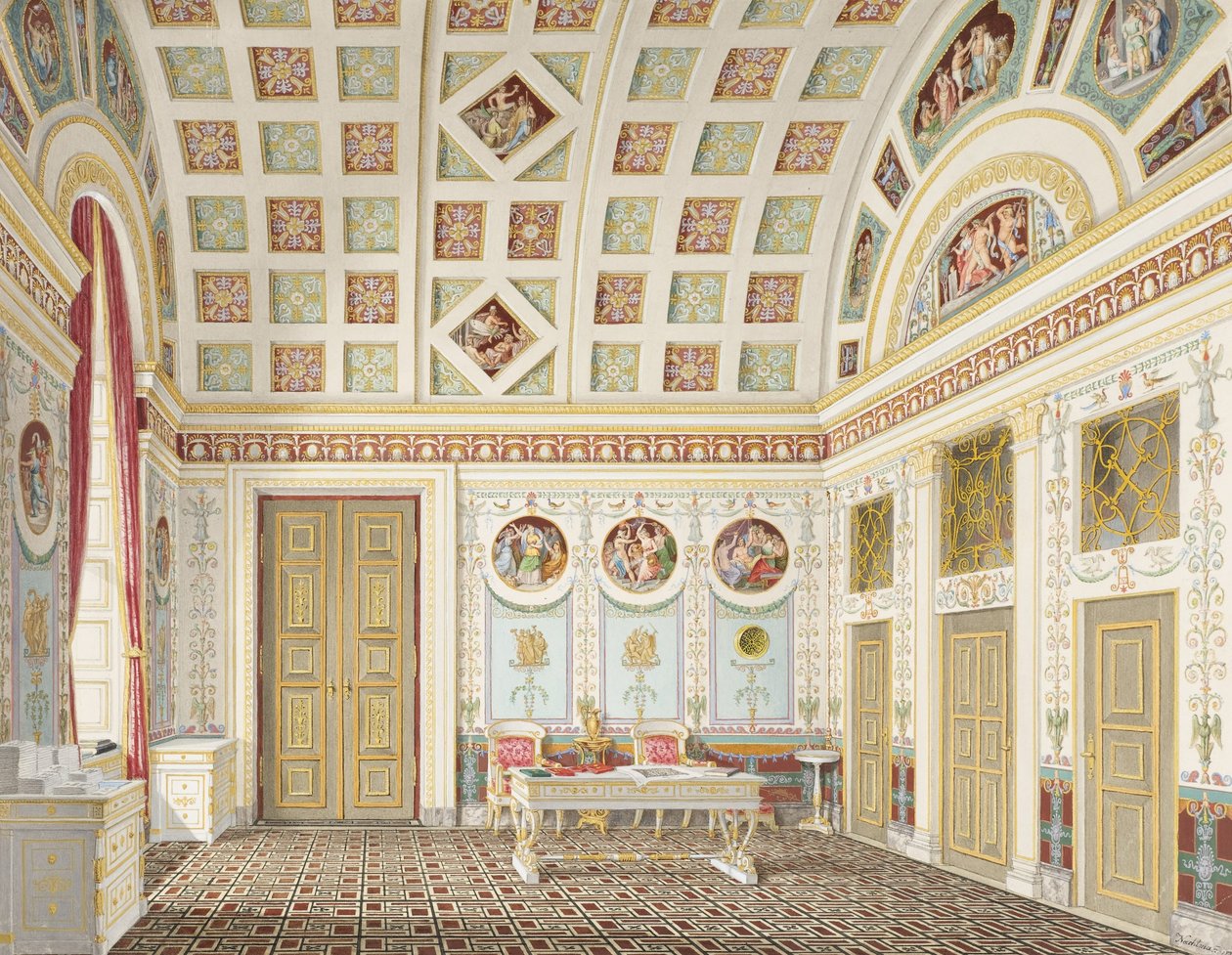 Das Ankleidezimmer von König Ludwig I. im Münchner Residenzpalast von Franz Xavier Nachtmann