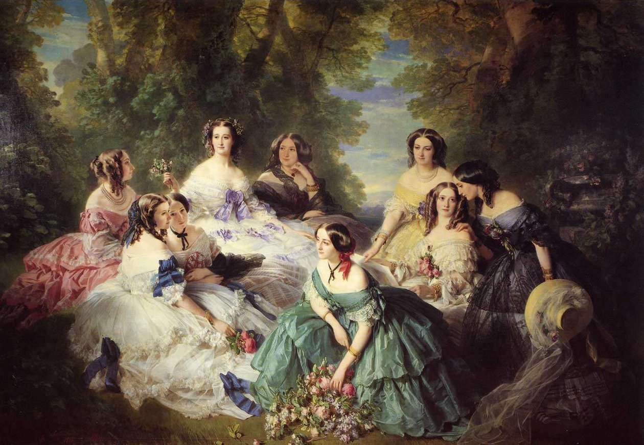 Eugénie, Kaiserin der Franzosen und ihre Damen von Franz Xaver Winterhalter