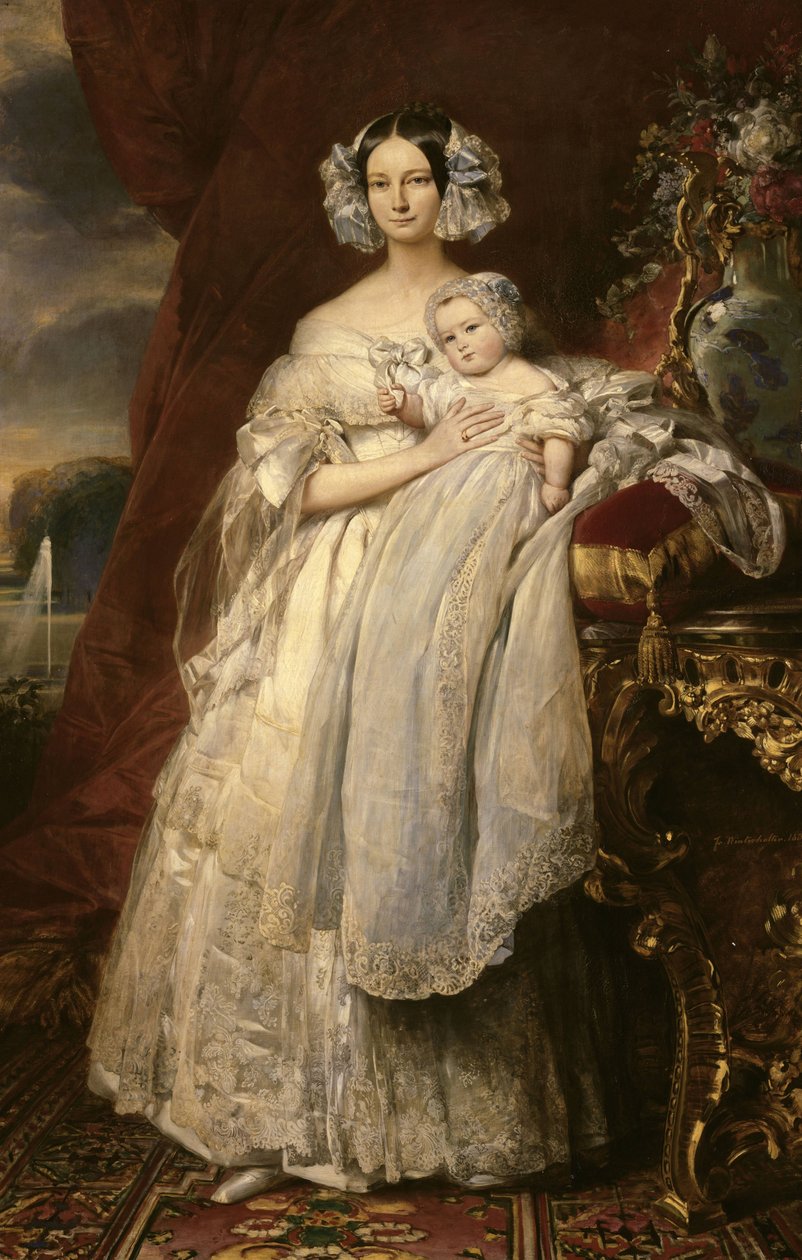 Porträt von Helena von Mecklenburg von Franz Xaver Winterhalter