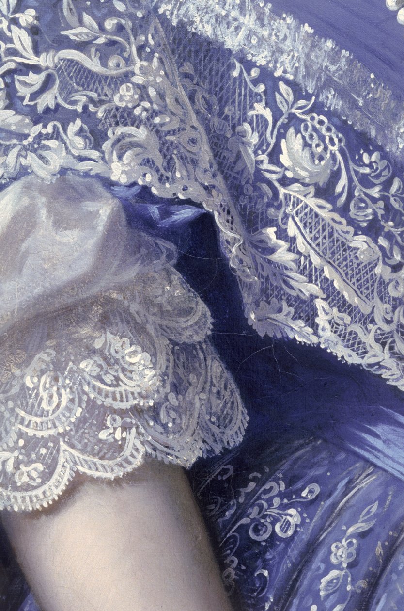 Porträt einer Frau (Detail) von Franz Xaver Winterhalter