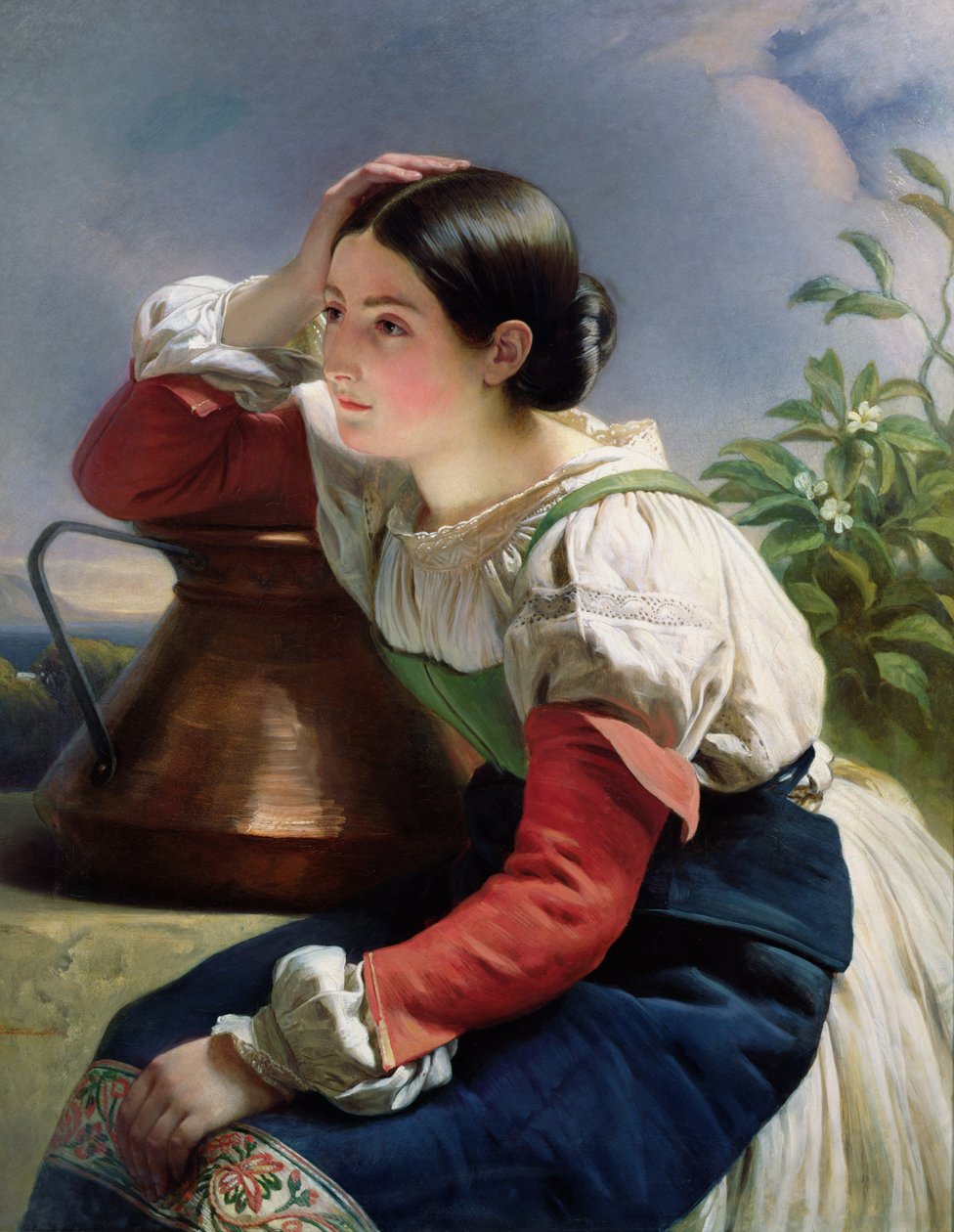 Junger Italiener am Brunnen, ca. 1833-34 von Franz Xaver Winterhalter