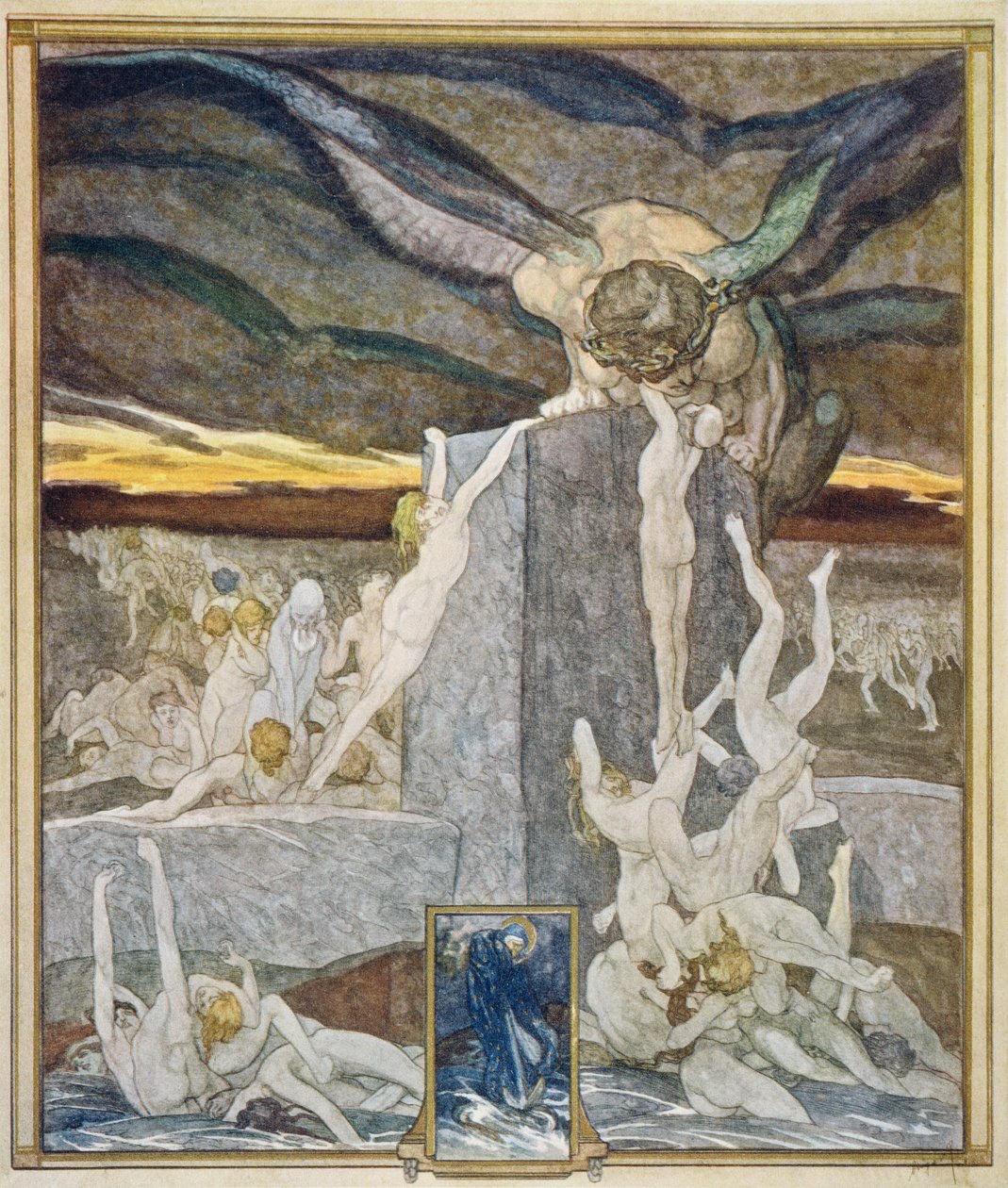 Illustration aus Dantes 