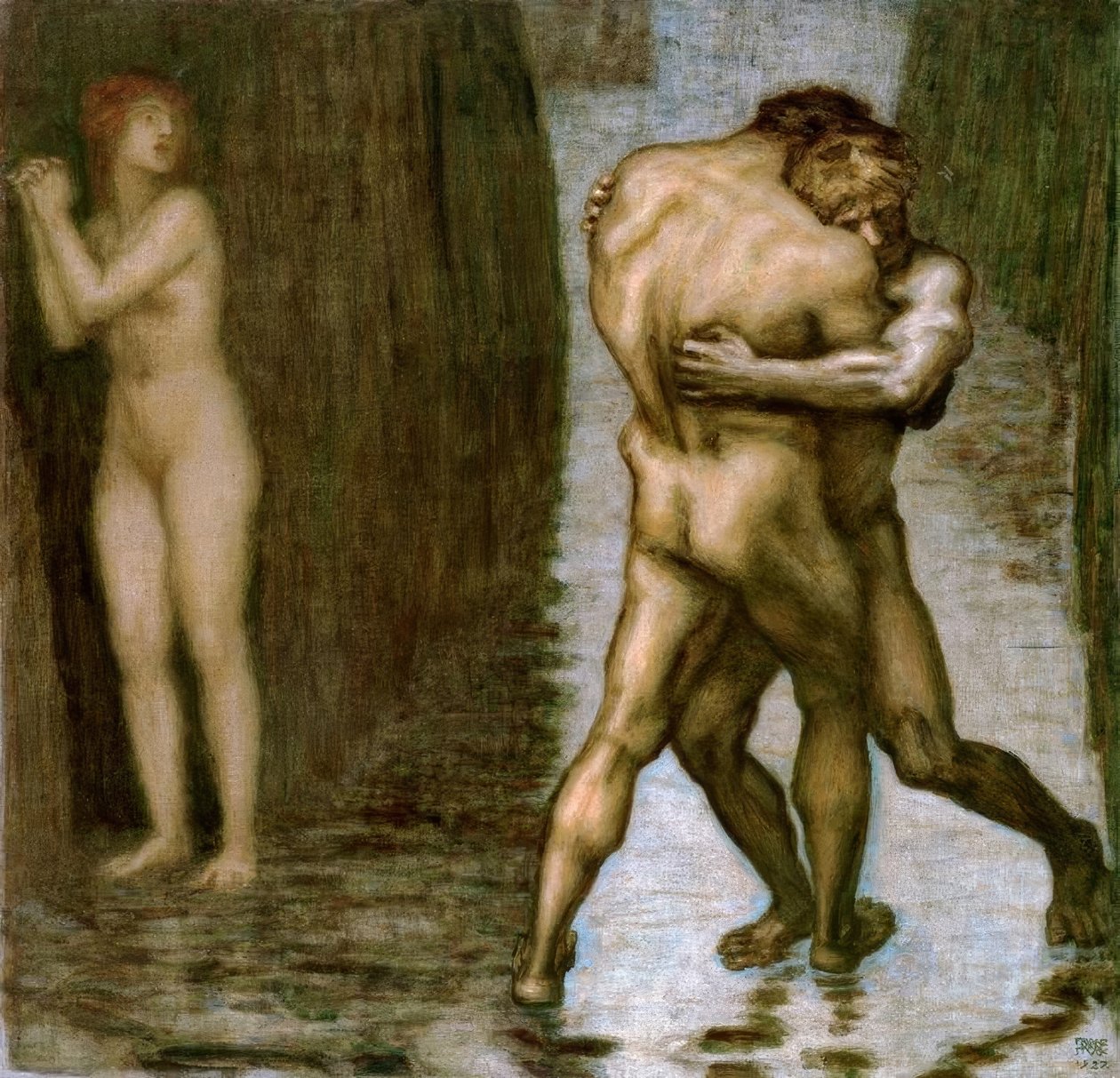 Kampf ums Weib von Franz von Stuck