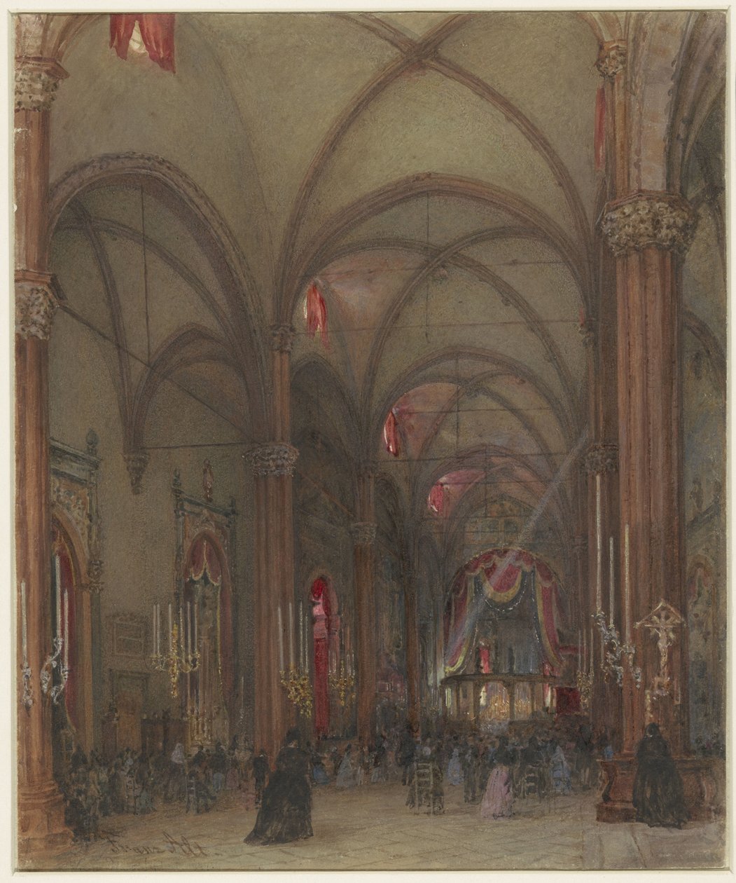 Innenraum des Doms von Verona von Franz Alt