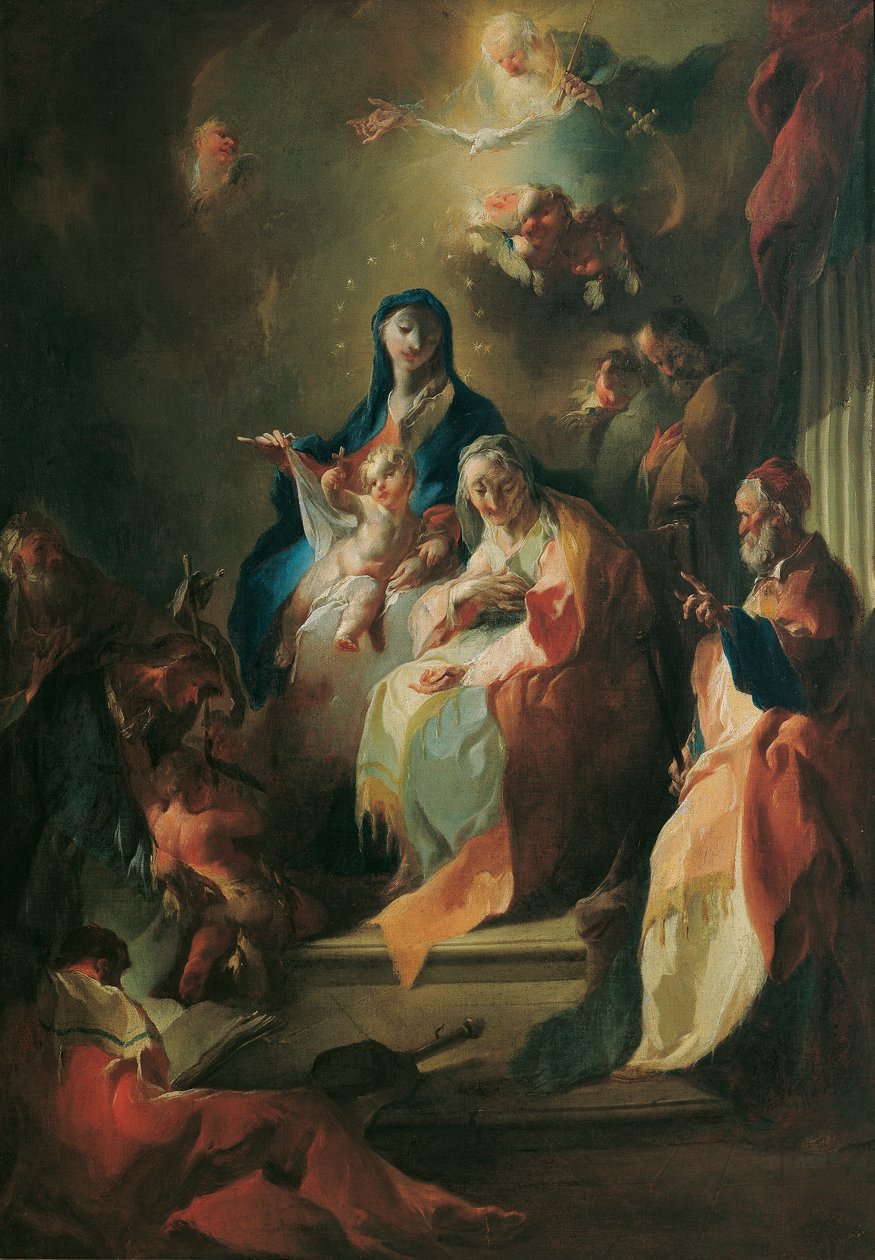 Die Heilige Sippe von Franz Anton Maulbertsch