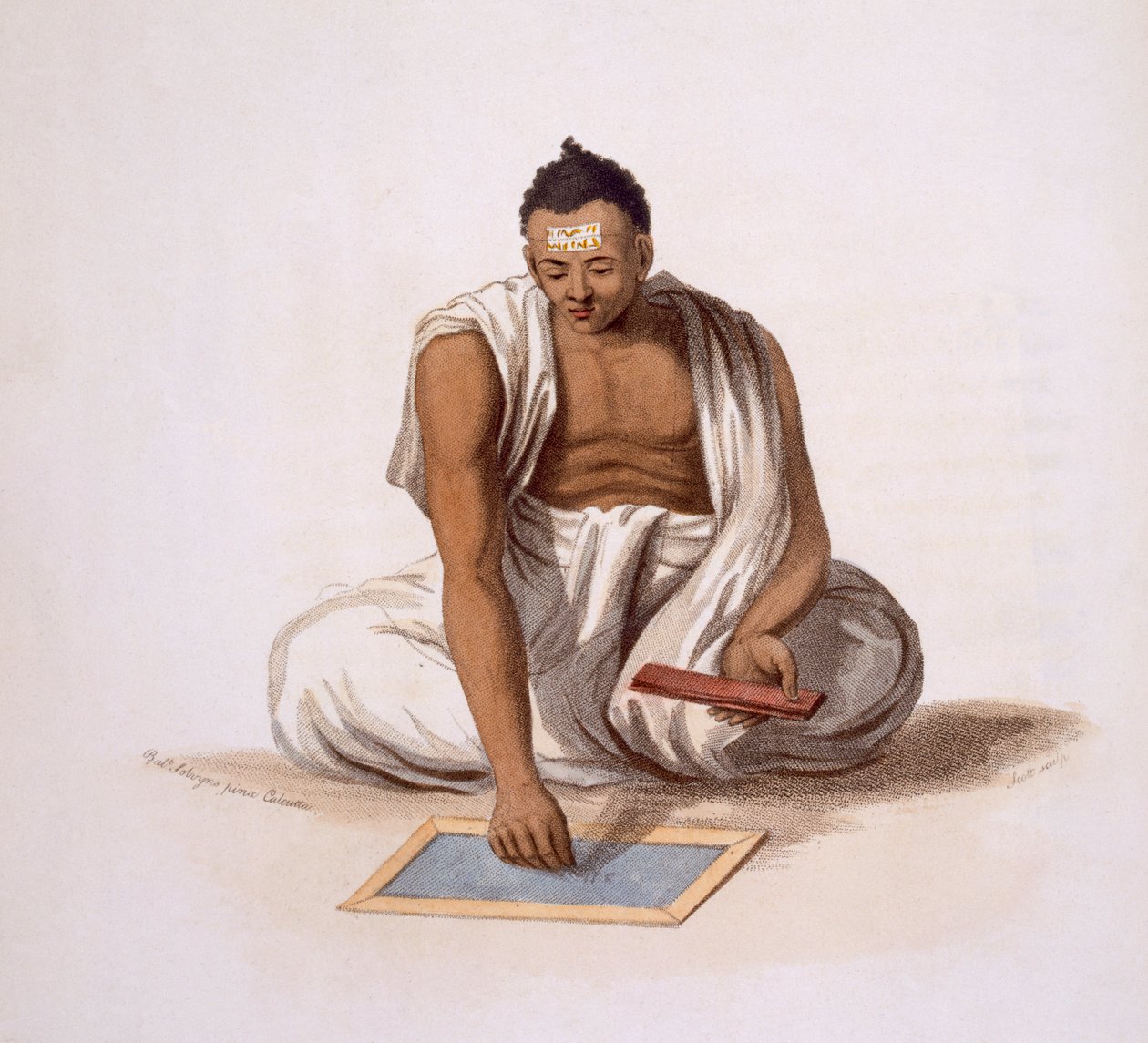 Ein Dyback, oder Astrologe, 1804 von Franz Balthazar Solvyns