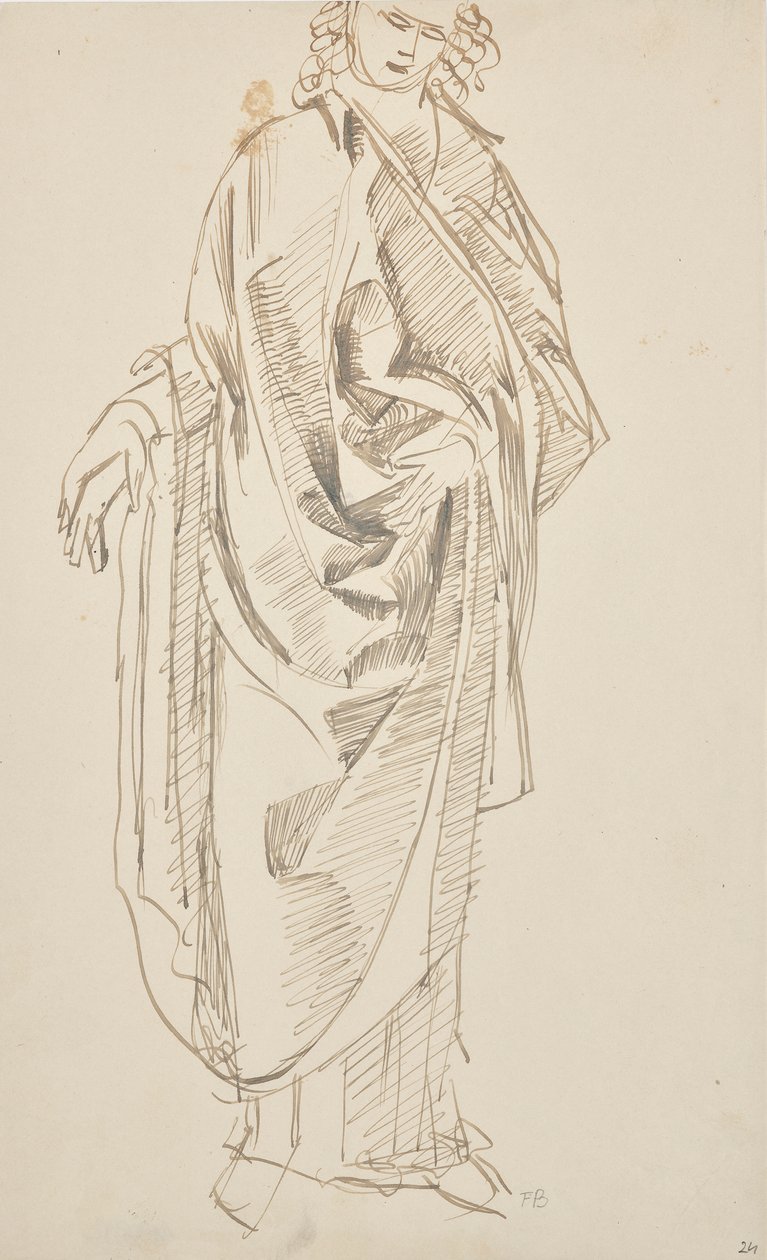 Studie zum Hl. Johannes von Franz Barwig d. Ä.