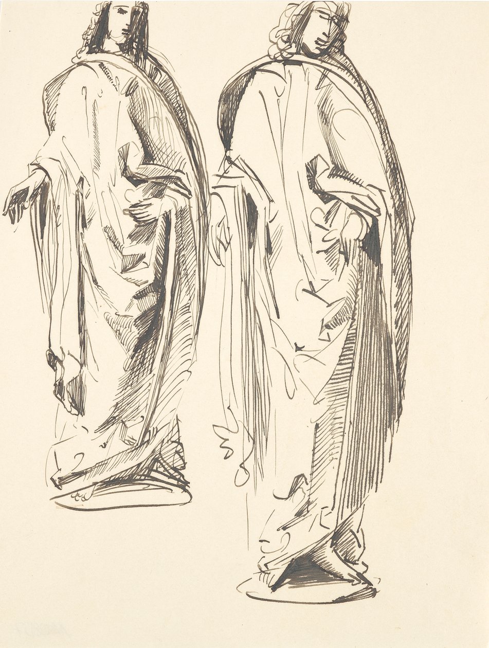 Zwei Entwürfe zum Hl. Johannes von Franz Barwig d. Ä.
