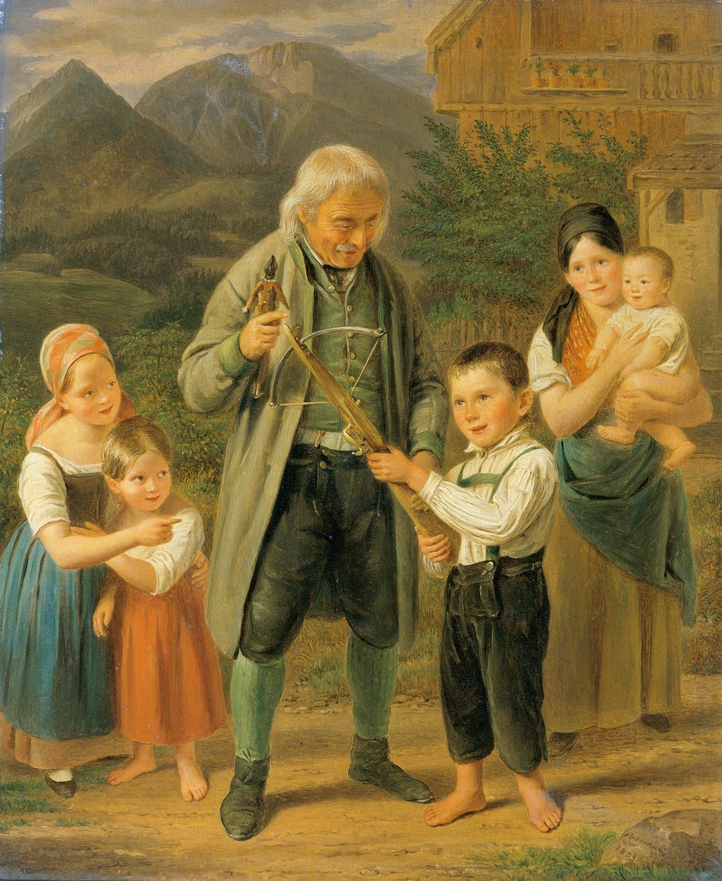 Unterricht im Bogenschießen von Franz Bernhardt