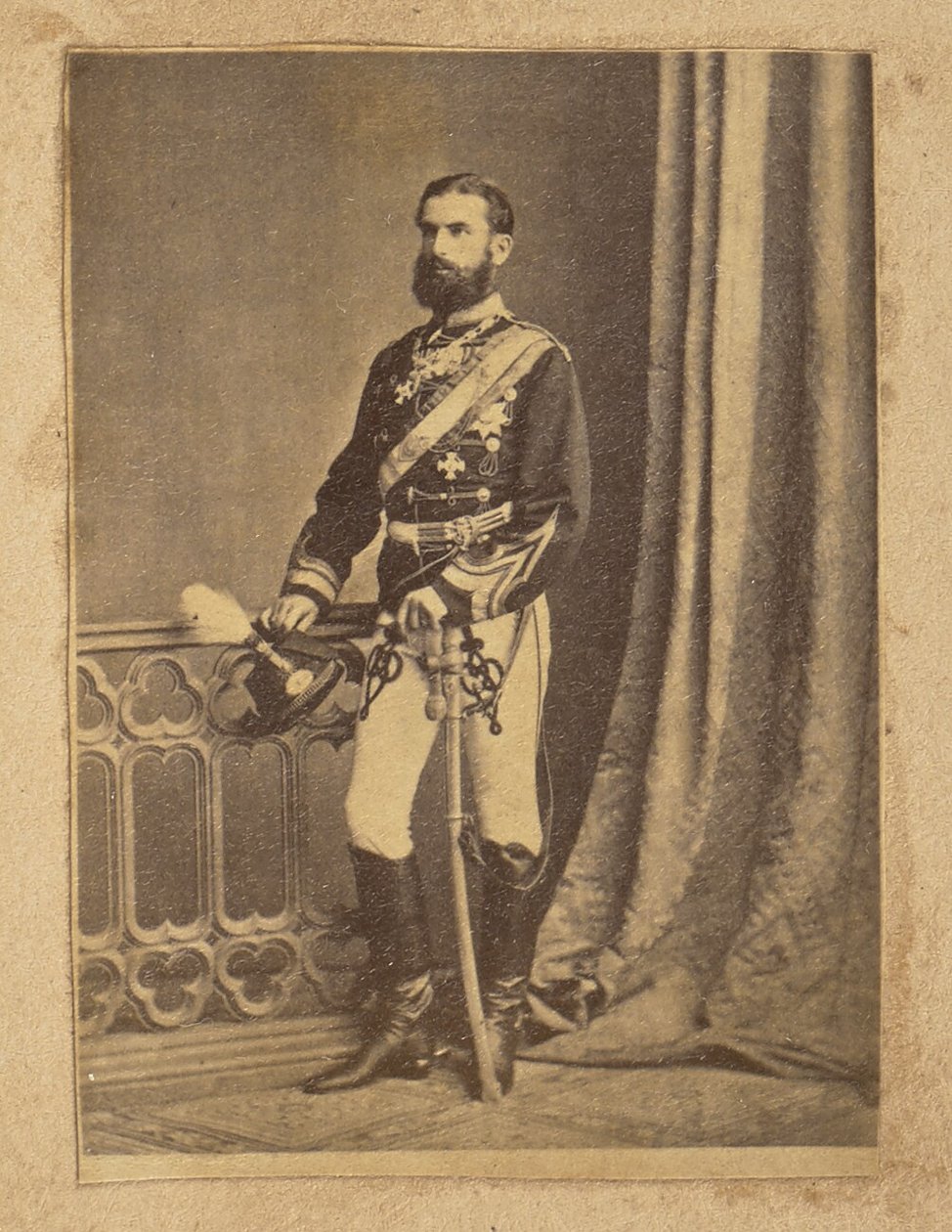 Porträt von Carol I. von Rumänien von Franz Duschek