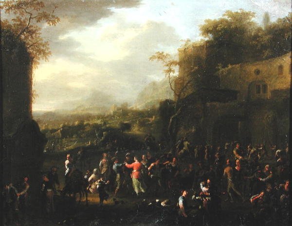 Der Hochzeitstanz von Franz Ferg